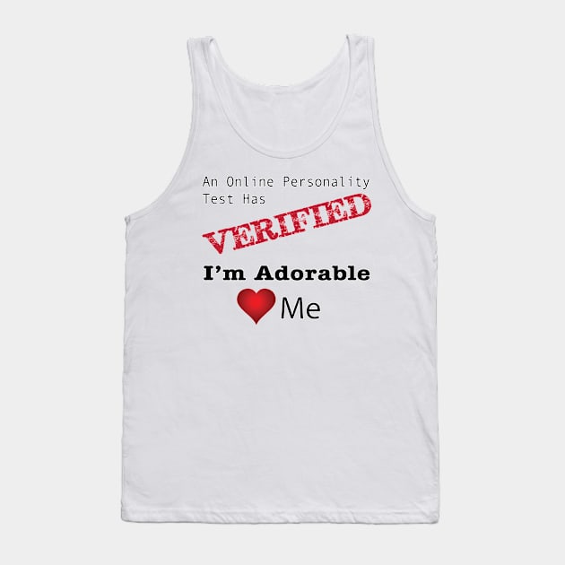 Online Personality Verified Tank Top by SnarkSharks